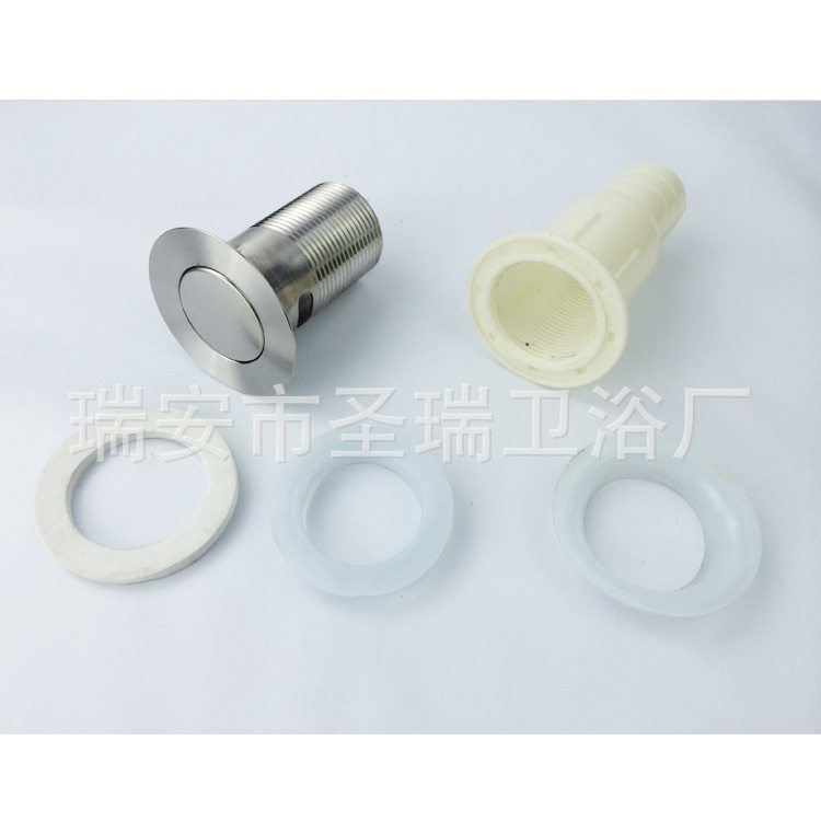 Shengruijia Bathroom Cleaning Appliance Manufacturer Bathroom Washbasin Stainless Steel Drainer Flap Basin Drainer