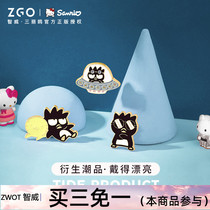 Zhiwei Cool Penguin Fashion Boy Girl Cartoon Biking Pin 100 Hitch Badges Cute Day Ensemble Creative Design Sense Brooch