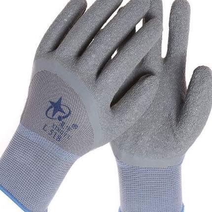 Xingyu labor insurance gloves wear-resistant L518l508 latex wrinkle anti-skid protection construction site woodworking steel workers