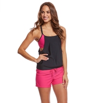 2018 New chest sling 2 type belly protection two multi-color Conservative split swimsuit