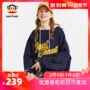 Khỉ miệng rộng chính thức áo len chính hãng 2019 mới nữ dài tay giản dị phiên bản Hàn Quốc của áo trùm đầu in hình nước ngoài - Thể thao lông cừu / jumper áo hoodie 
