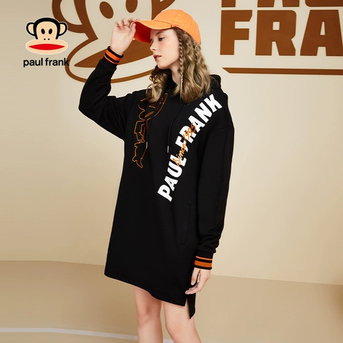 Осеннее длинное черное платье, юбка для отдыха, США, длина миди, средней длины, в корейском стиле