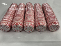 Anti-oil cupcakes 10 5cm Red Heart Chinese and Western Beauty Dot Printed Cake Cupcake Cupcake Cupcake snowy Lady West Point Paper cushion Toy