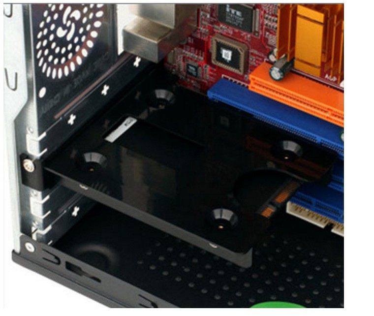 PCI hard drive rack Mechanical Solid state Host Case rear baffle bracket (three hard disk version)