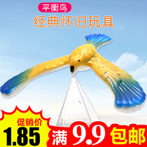 Classic nostalgic balance bird creative retro balance eagle children adult large-scale puzzle gravity bird toy
