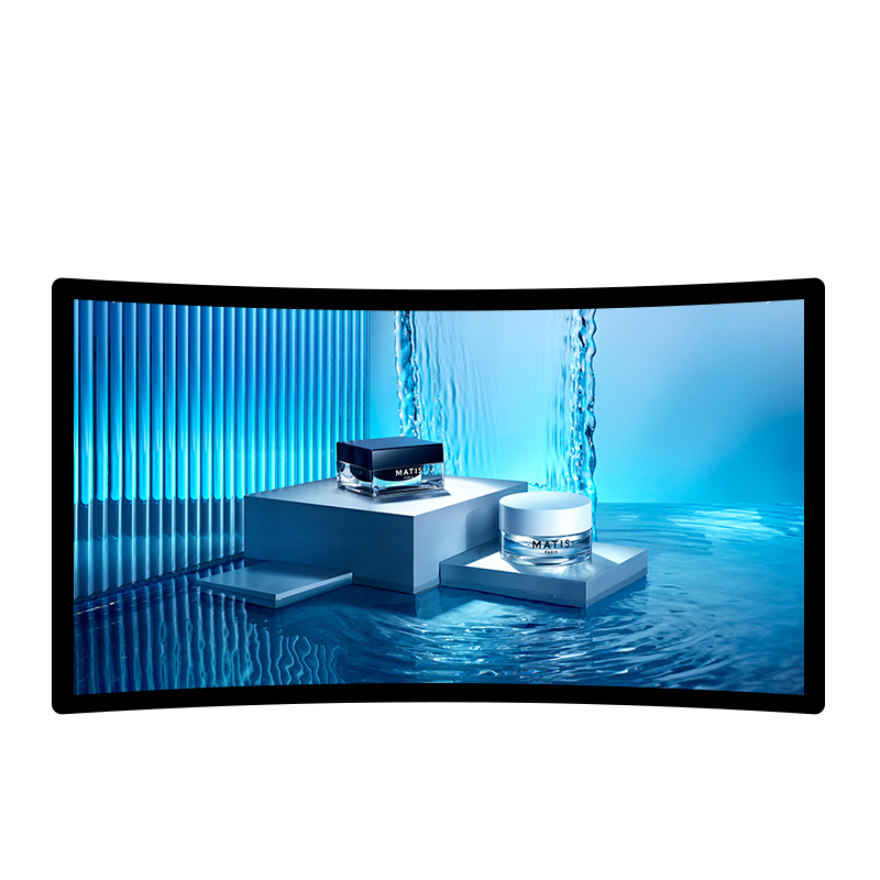 32 43 inch curved All touch screen display advertising machine computer terminal inquiry machine display flat panel