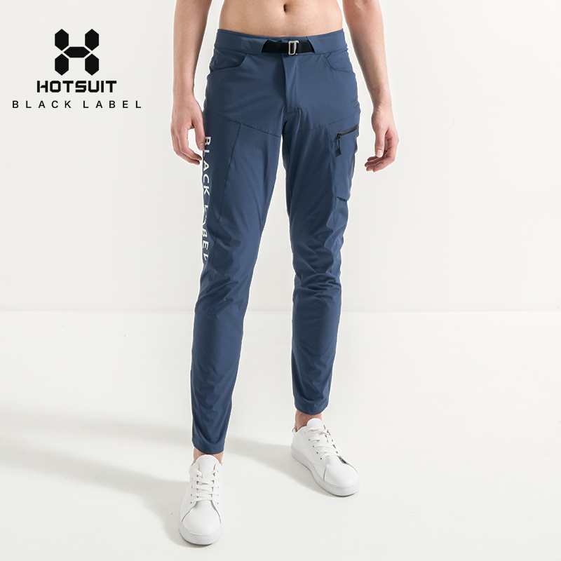 HOTSUIT Speed Dry Pants Men Summer Slim Fit Outdoor Casual Fitness Pants 2020 New Manmade Men Sports Pants