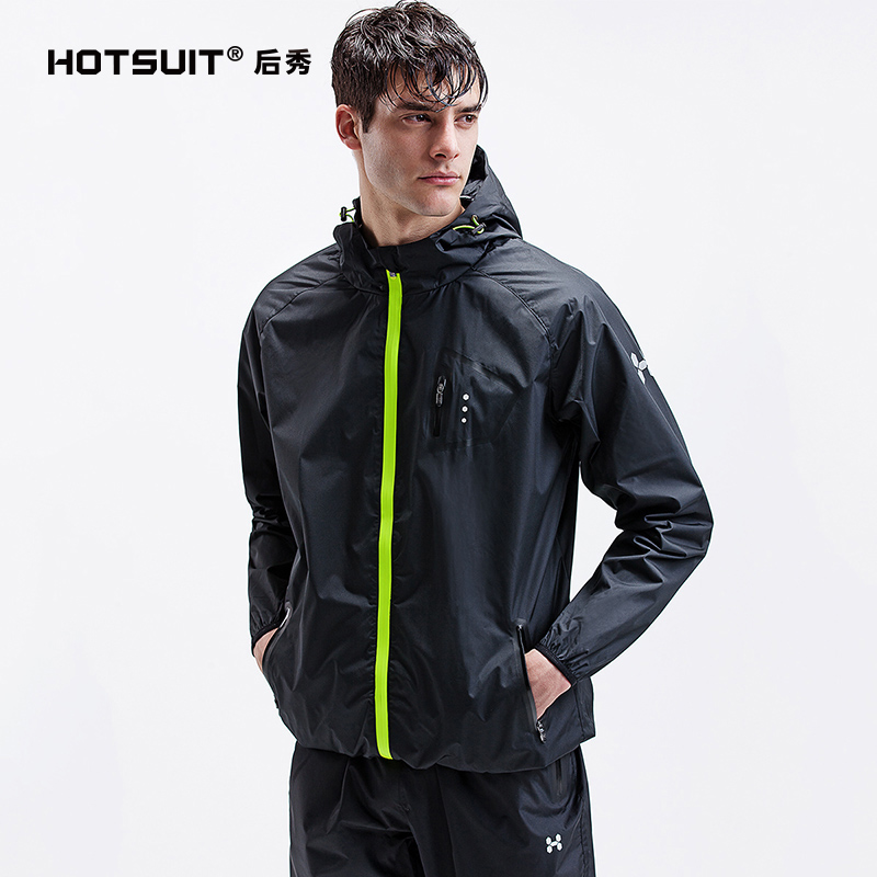 After show HOTSUIT SWEAT suit MEN's sports suit CASUAL running sweat suit Weight loss sweat fitness clothes