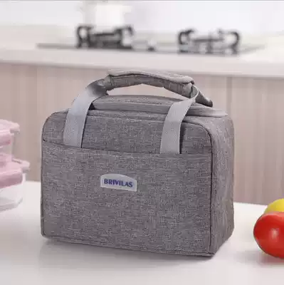 Bento belt handbag office workers waterproof large insulation bag aluminum foil thickened large large capacity simple bento bag