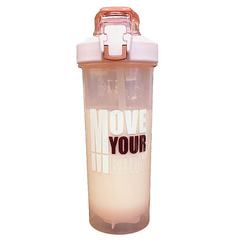 Largecapacity protein powder sports shaker cup straw cup men and women