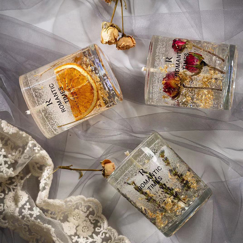 Beast real flower wax essential oil aromatherapy candle aromatherapy soothes the nerves and helps sleep romantic mood fragrance gift box set with souvenir