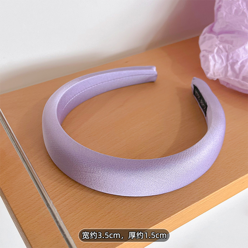 images 7:Purple high skull top pressure headband female summer 2023 new hair hoop simple shampoo face shampoo