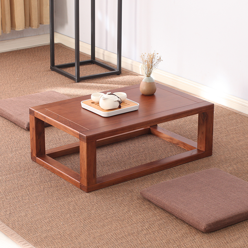 Japanese floating window small tea few tatami mini tatami small table solid wood creative tatami tea several square table short table