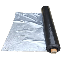 Mulch agricultural silver and black two-color film reflective weeding and anti-weed film greenhouse vegetable planting insulation and moisturizing covering film