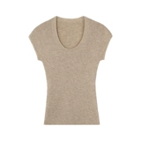 Цветная трикотажная летняя приталенная короткая футболка с коротким рукавом, по фигуре