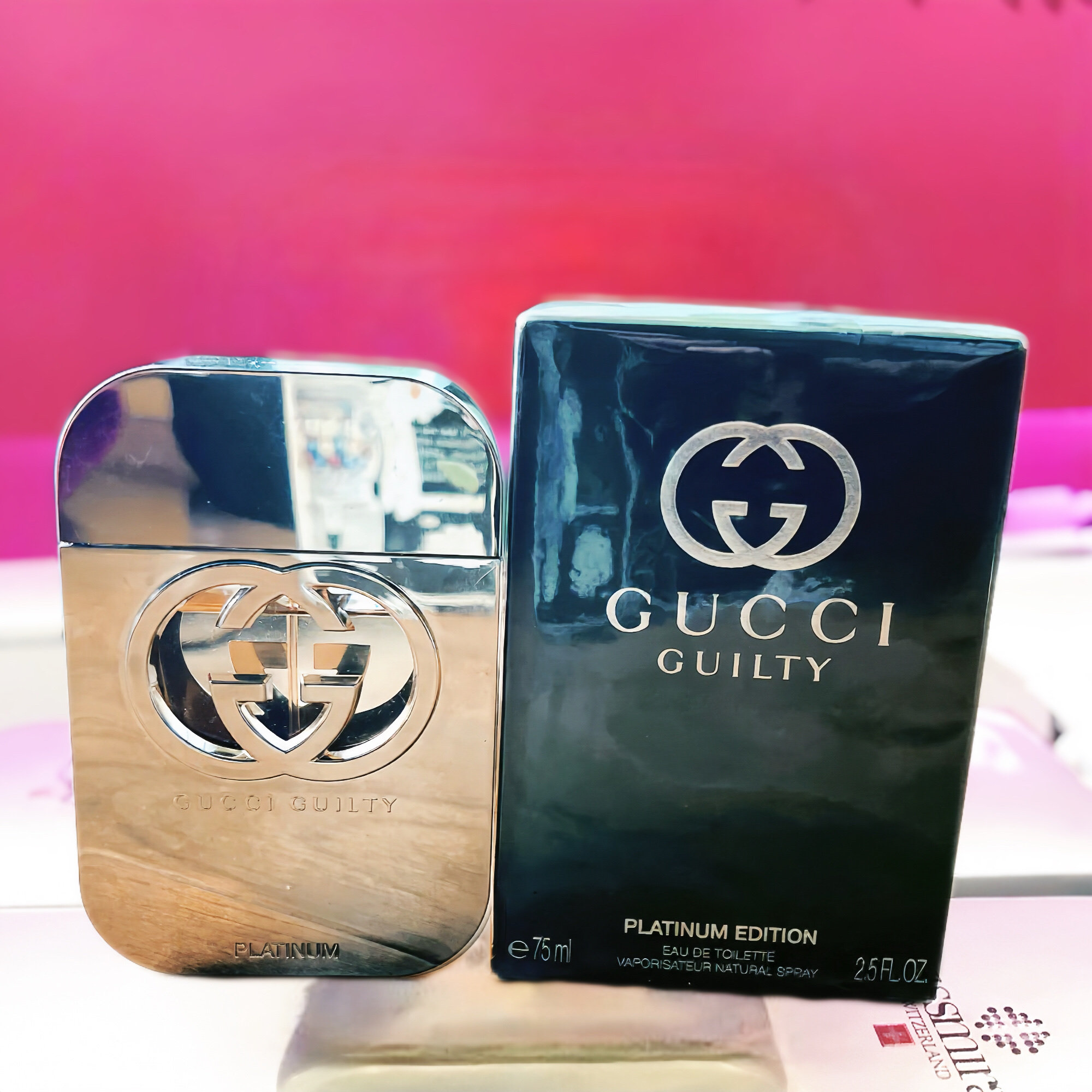 绝版古驰GUCCI GUILTY罪爱铂金限量版PLATINUM女士香水EDT50/75ml评价