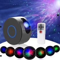 2 in 1 aurora starry sky projector 7 color night light star