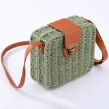 Плетеная косметическая сумка через плечо для ухода за кожей, помада, сумка-органайзер, сумка для путешествий