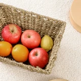 Настольная соломенная корзина для хранения для гостиной для спальни, система хранения, полотенце