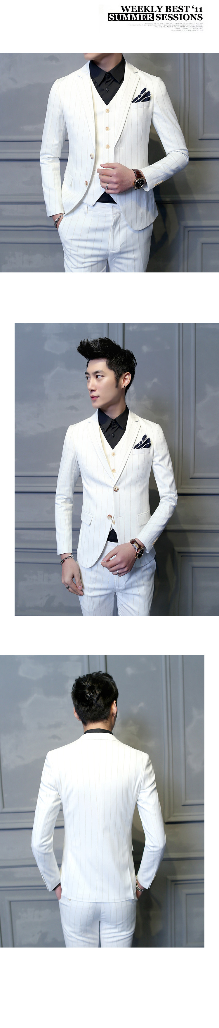 Costume homme en polyester pour Quatre saisons - Ref 1578882 Image 14