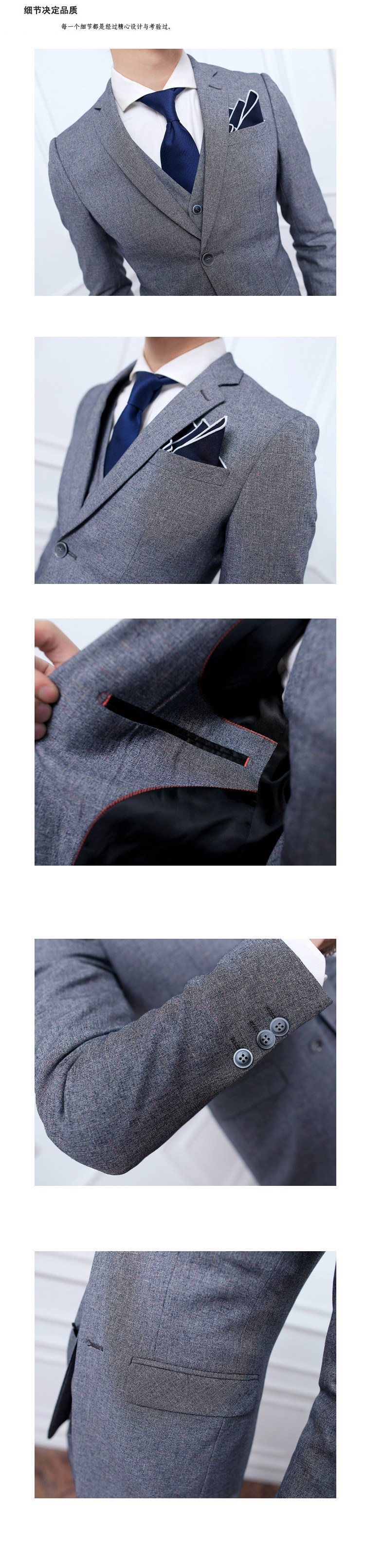 Costume homme en polyester pour Quatre saisons - Ref 1578878 Image 15