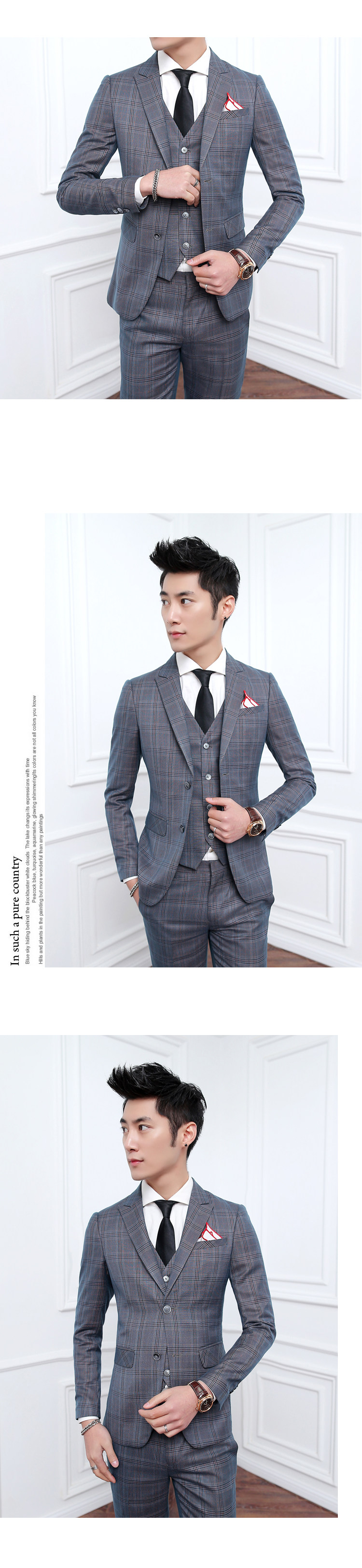 Costume homme en polyester pour Quatre saisons - Ref 1578880 Image 13