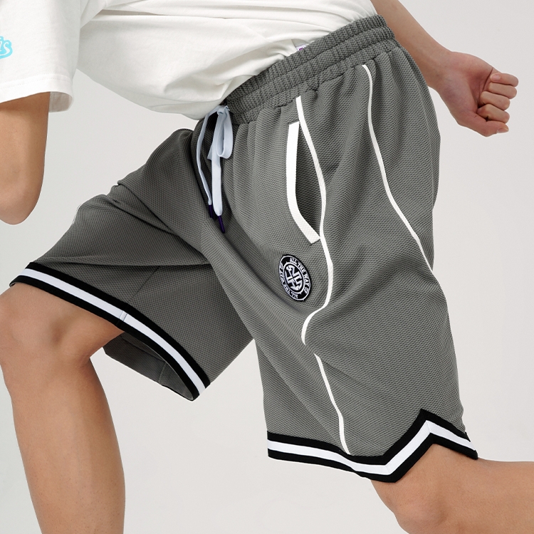 UZIS basketball shorts men's sports fitness running American training mesh breathable loose summer tide five-point ball pants