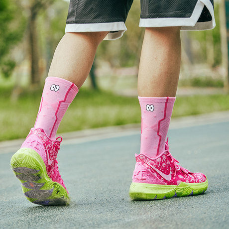 spongebob and patrick elite socks