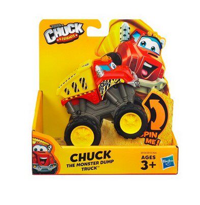 hasbro's Power Tonka chuck friends shake head truck inertial car Chuck adventure