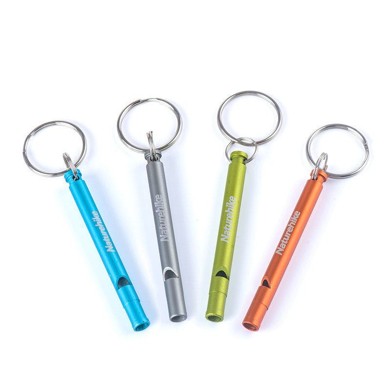 NH outdoor metal survival whistle whistle referee children's small whistle keychain pendant field survival positioning equipment