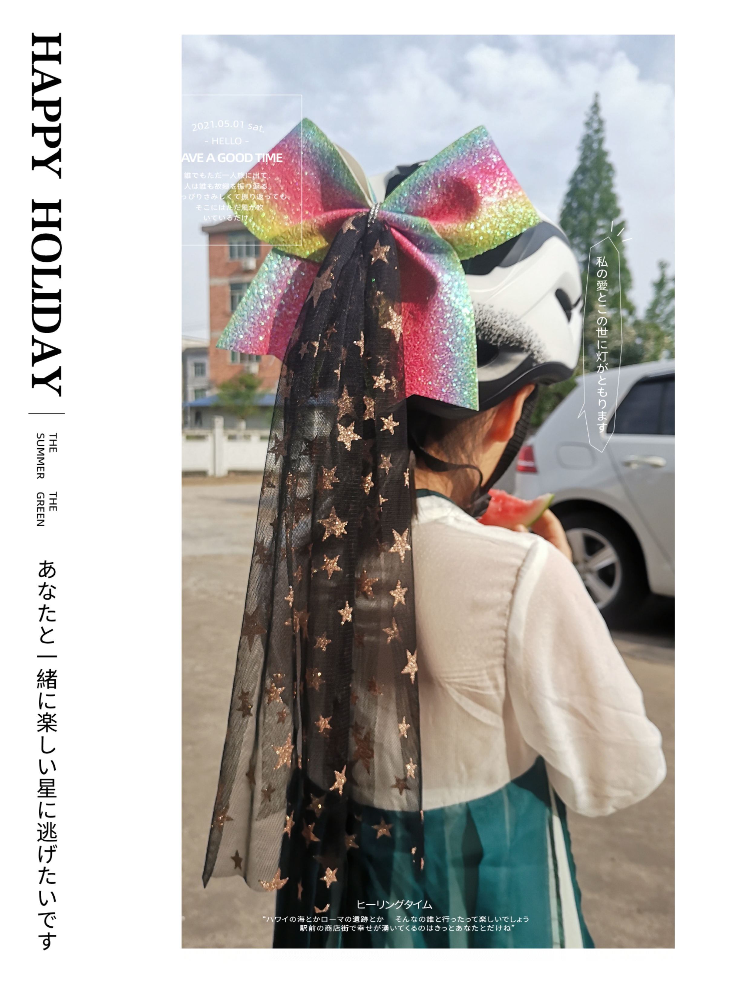 CHILD BALANCE CAR SAFETY HELMET BUTTERFLY KNOT DECORATION RIDING WHEELS SKATEBOARD TOYS KUNDO CARNEY FULL ARMOR CUSTOMIZED