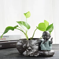 Sáng tạo nước thủy canh bình hoa container hoa cây chậu nước chậu hoa chậu phòng khách trang trí nhỏ - Vase / Bồn hoa & Kệ chậu sứ mini