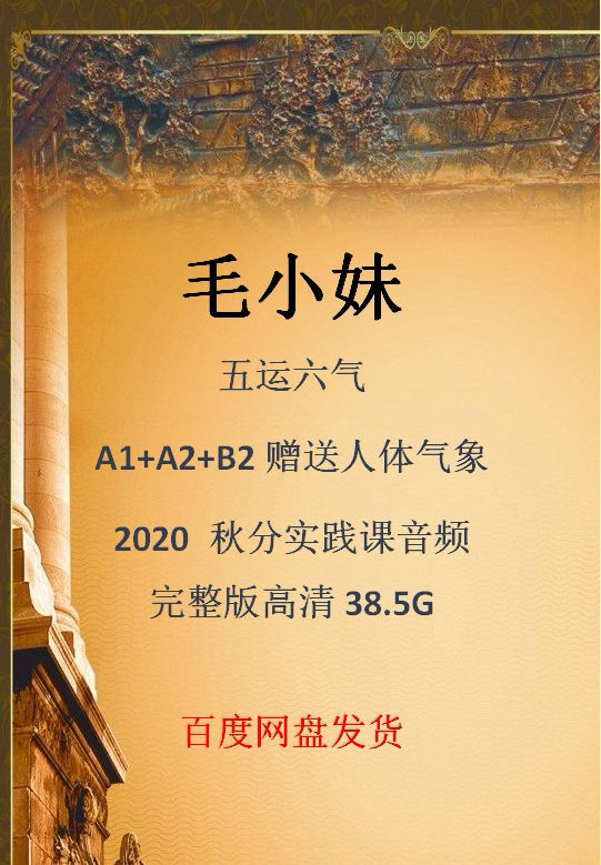 Mao Xiao Yu Yu Yi A1A2B2 series 3 sets of 38 5G Collection Self - Learning Video Tutorial Chinese Medicine Boutique course