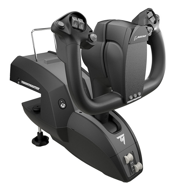 ເກມ Joystick Throttle XBOX Thrustmaster PC ຂອງນັກບິນພົນລະເຮືອນ Thrustmaster TCAYoke Boeing