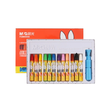 Morning light 36-color oil pastel set soft silky crayon childrens safe non-toxic oil pastel primary school students do not dirty hands 48 colors 24 colors large capacity art graffiti painting color stick crayons not easy to break