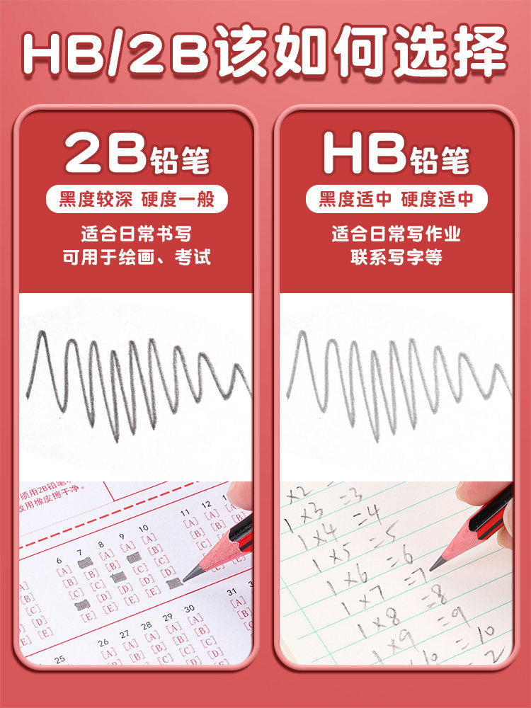 Morning Light 2B Pencils for Elementary School Students, Non-Toxic, First Grade, Second Grade, 30-Piece Barrel Set, Children's Pencils, Student-Specific Hb Wooden Pencils, Kindergarten Handwriting Practice, Drawing, Sketching Pencils with Eraser, Stationery