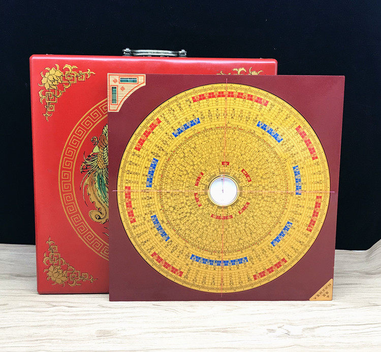 10 inch 36 layer Taiwan Hanhui three-in-one integrated compass feng shui pure copper panel compass