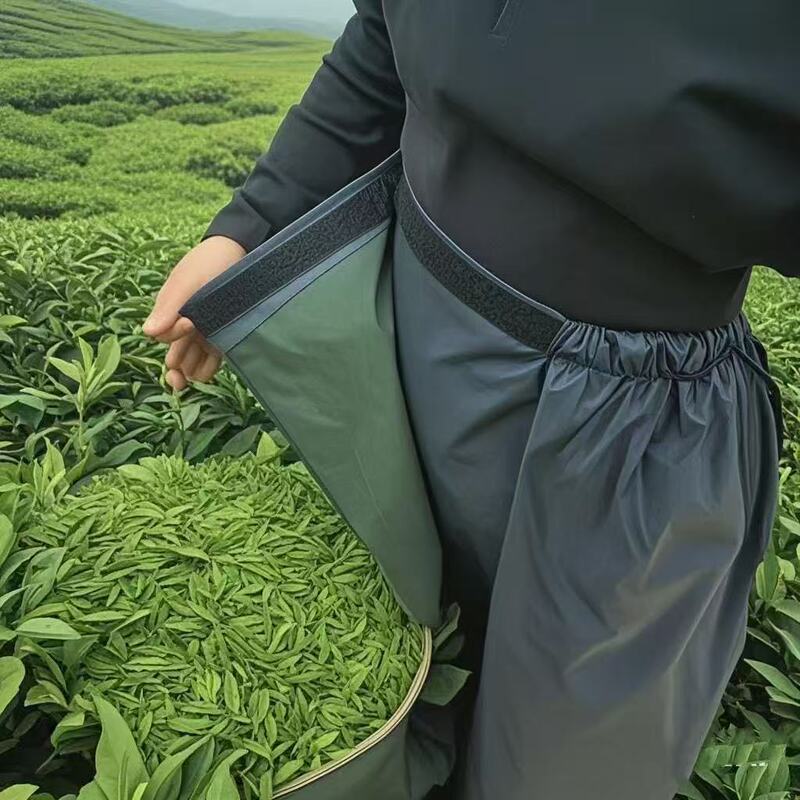 Tea-Picking Apron, One-Piece, Rainproof, Waterproof, Thickened, Wear-Resistant, Unisex, Puncture-Proof, Outdoor Tea Garden Tea-Picking Apron