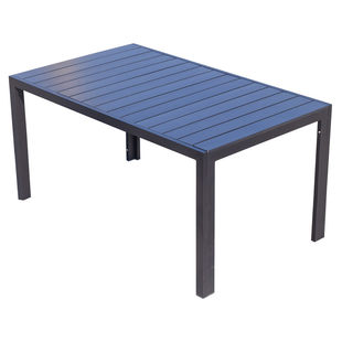 Водонепроницаемый солнцезащитный черный пластик древесина стол на открытом воздухе стол на открытом воздухе балкон патио антикоррозийный антикоррозийная Защищать алюминиевых сплавов