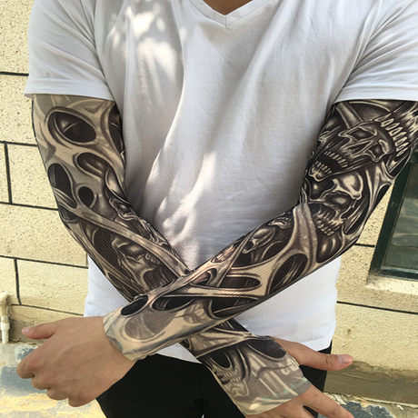 Tattoo Sleeves Men S Flower Arms Icy Sleeves Tattoos Women S Arm Sleeves Summer Riding And Driving Seamless Sun Protection Arm Guards