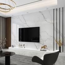 Bamboo Wood Fiber Integrated Wall Panel TV Background Wall Custom Imitation Marble Living-room Bedroom Wall Panel quick loading buckle plate