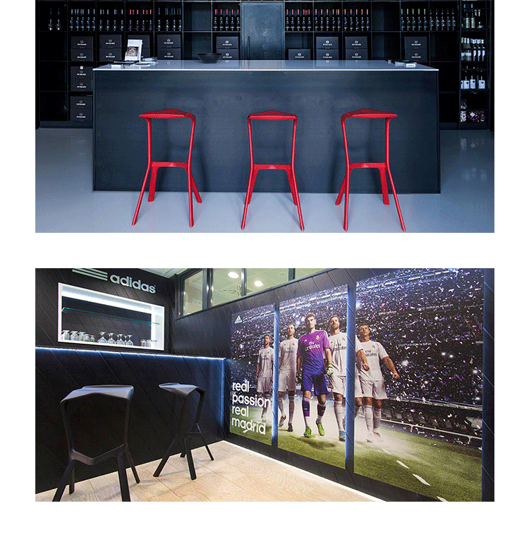 JuLanMake thiết kế sáng tạo đồ nội thất MIURA STOOL miệng cá mập thanh phân thanh phân ghế cao - Giải trí / Bar / KTV ghế bar đẹp