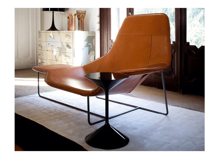 JuLanMake thiết kế nội thất LAMA LOUNGE CHAIR khách sạn văn phòng bán hàng mô hình phòng lama ghế phòng chờ - Đồ nội thất thiết kế ghế mây tròn