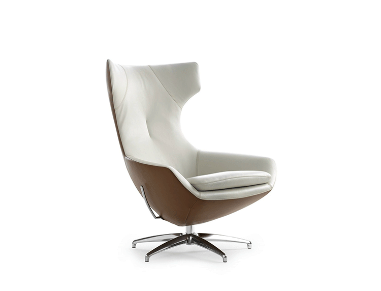 JuLanMake thiết kế nội thất sáng tạo CARUZZO ARMCHAIR phòng mẫu ghế sofa căn hộ nhỏ - Đồ nội thất thiết kế sofa nhỏ