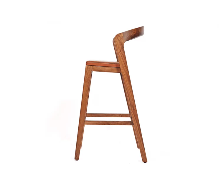 JuLanMake Đồ gỗ rắn Bắc Âu Thiết kế nội thất CHƠI TRÒ CHƠI Chơi Bar Stool High Bar Ghế - Giải trí / Bar / KTV