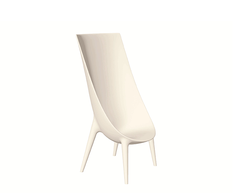 JuLanMake thiết kế nội thất sáng tạo OUTIN ARMCHAIR truy cập ghế bành Ghế phòng chờ lưng cao - Đồ nội thất thiết kế sofa gỗ nguyên khối