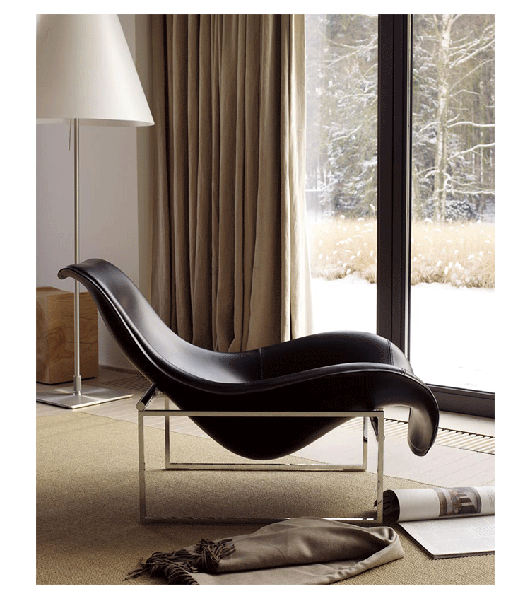JuLanMake thiết kế nội thất MART LOUNGER CHAIR Matt ghế tựa FRP ghế phòng mô hình - Đồ nội thất thiết kế ghế ăn