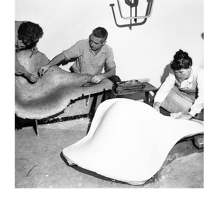 JuLanMake thiết kế nội thất sáng tạo EAMES LA CHAISE Ghế phòng chờ Eames Ghế phòng chờ FRP - Đồ nội thất thiết kế bộ ghế sofa