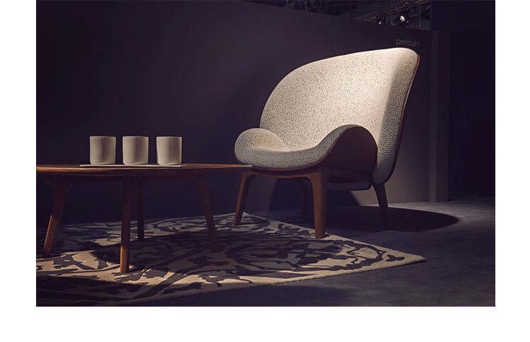 JuLanMake Thiết kế nội thất gỗ rắn Bắc Âu KALIN ARMCHAIR Ghế phòng chờ cao cấp Karina - Đồ nội thất thiết kế ghế nằm