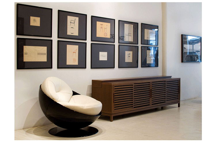 JuLanMake thiết kế nội thất sáng tạo ESFERA LOUNGE CHAIR ghế phòng chờ hình cầu - Đồ nội thất thiết kế ghế sofa gỗ